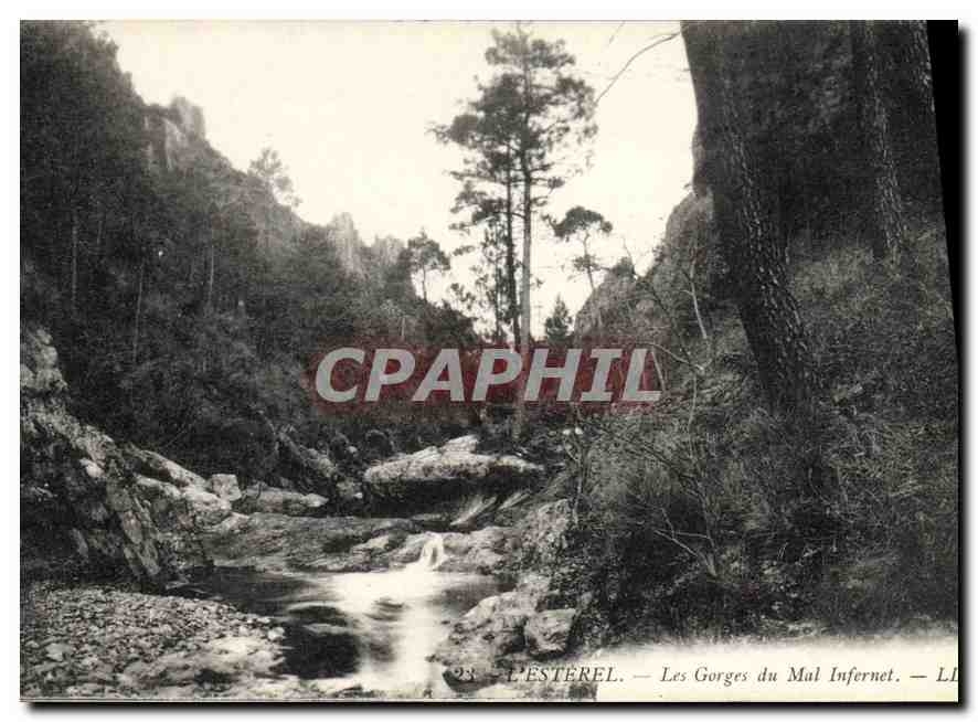 CPA L'Esterel Les Goreges du Mal Infernet