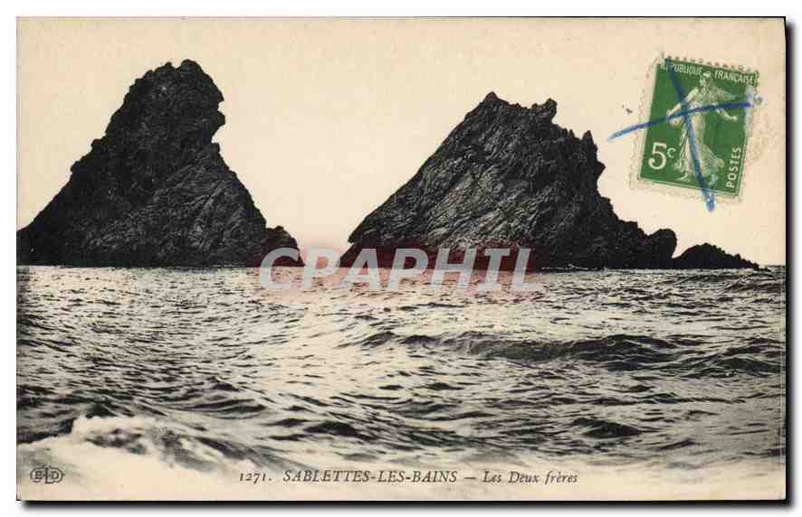 CPA Sablettes les Bains Les Deux freres