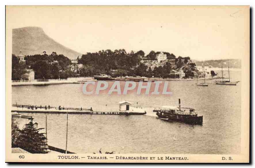 CPA Toulon Tamaris Bebarcadere et le Manteau