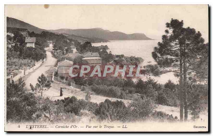 CPA L'Esterel Corniche d'Or Vue sur le Trayas