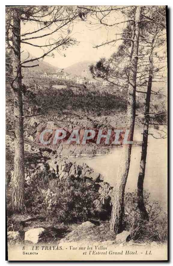 CPA Le Trayas Vue sur les Villas et l'Esterel Grand Hotel