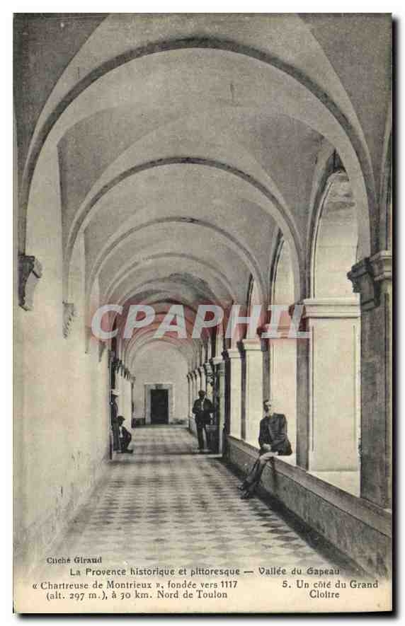 CPA Chartreuse de Montrieux Vallee du Gapeau Un cote du Grand Cloitre