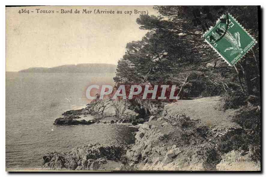 CPA Toulon Bord de Mer (Arrivee au cap Brun)
