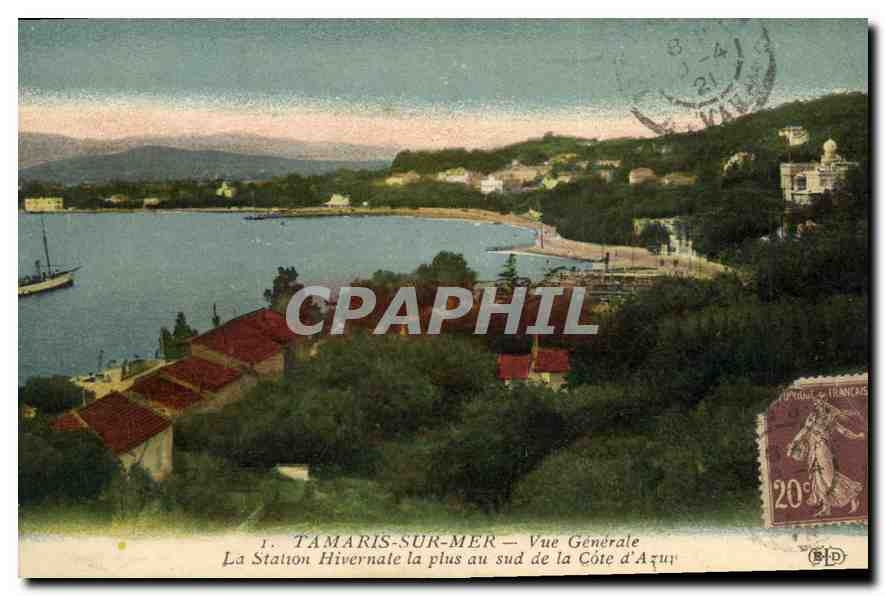 CPA Tamaris sur Mer vue generale la station Hivernate la plus au sud de la Cote d'Azur