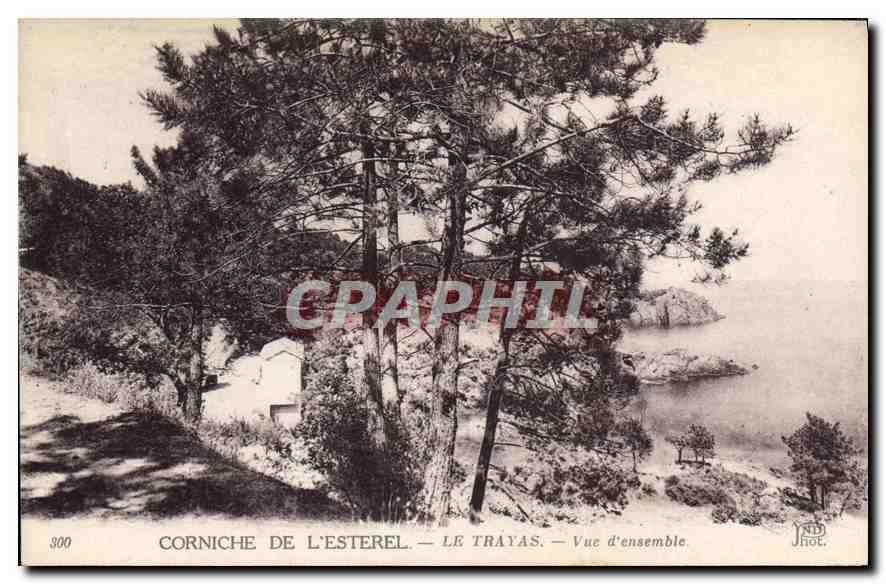 CPA Corniche de l'Esterel le Trayas vue d'ensemble