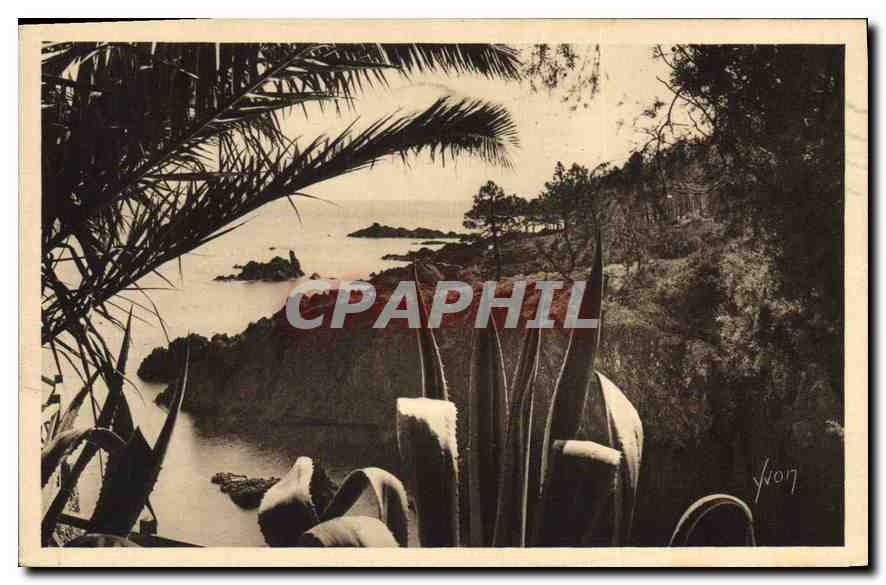 CPA Cote d'Azur le Trayas Var les Rochers