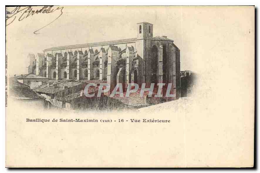 CPA Basilique de Saint Maximin Var vue Exterieure