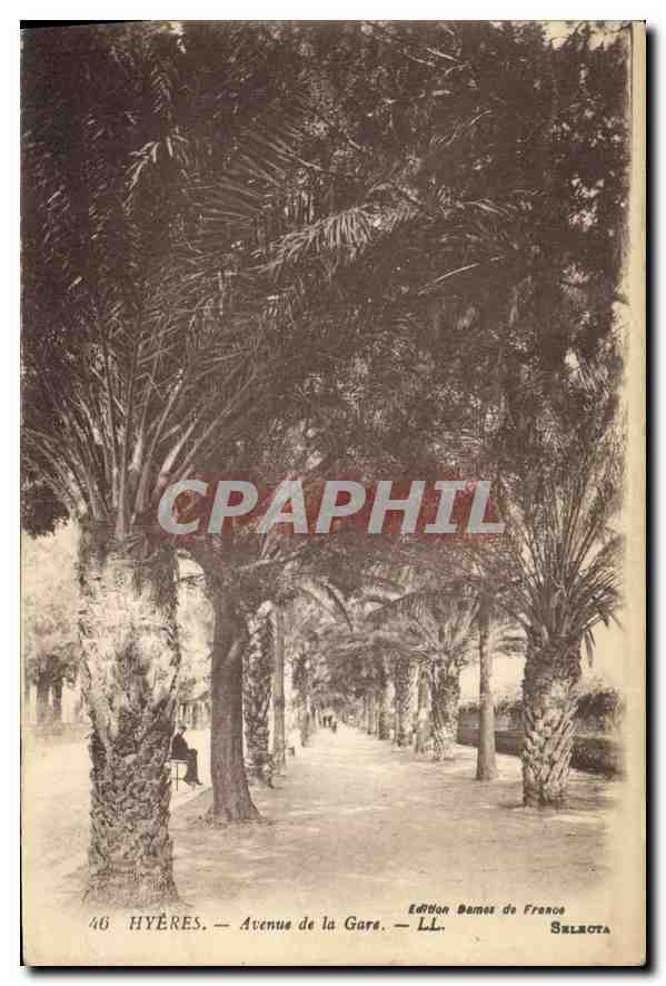 CPA Hyeres Avenue de la Gare 