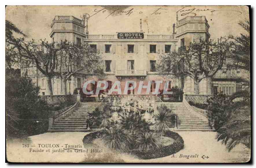 CPA Toulon Tamaris Facade et Jardin du Grand Hotel