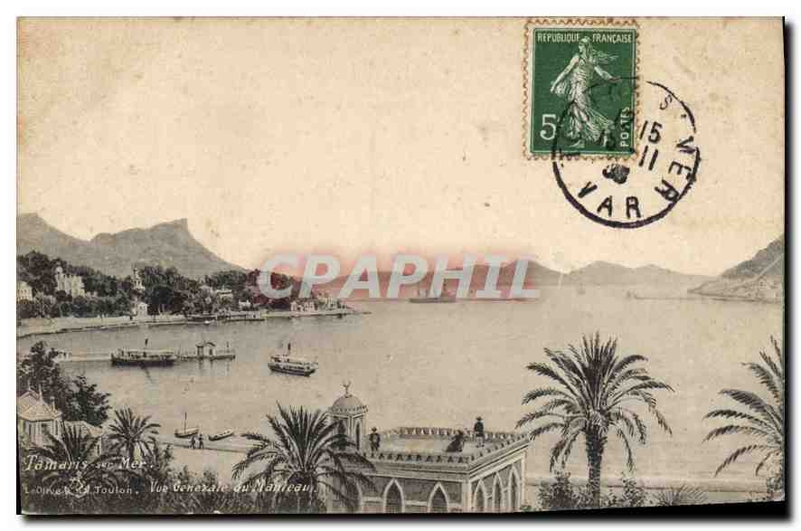 CPA Tamaris sur Mer Toulon vue generale du Manteau