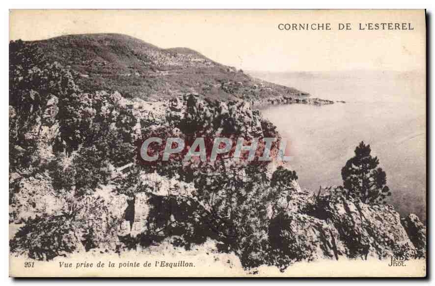 CPA Vue prise de la pointe de l'Esquillon