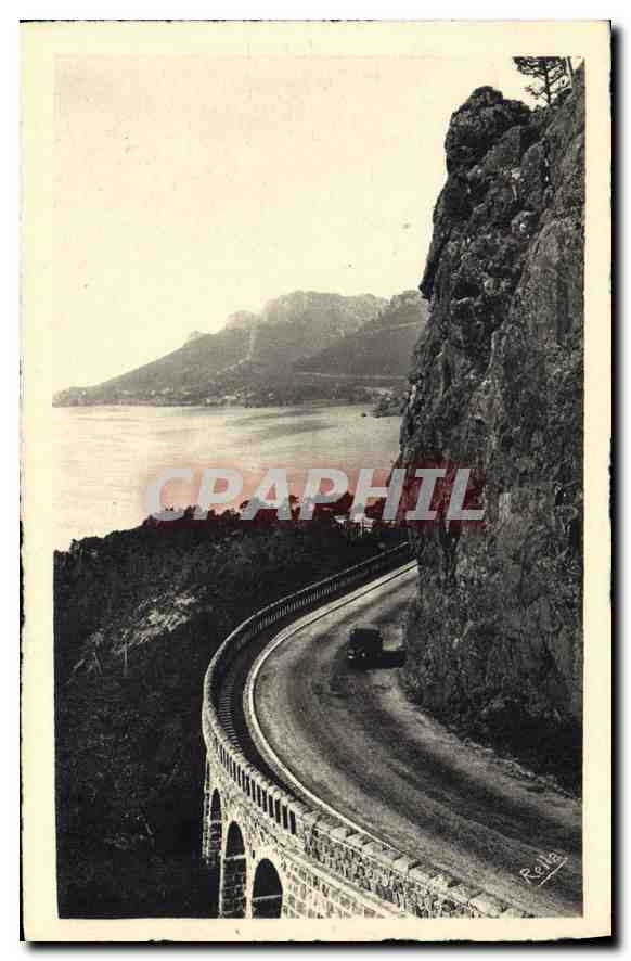 CPA Route de la Corniche d'Or entre Theoule et le Trayas 
