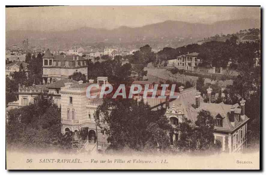 CPA Saint Raphael vue sur les Villas et Valeseure