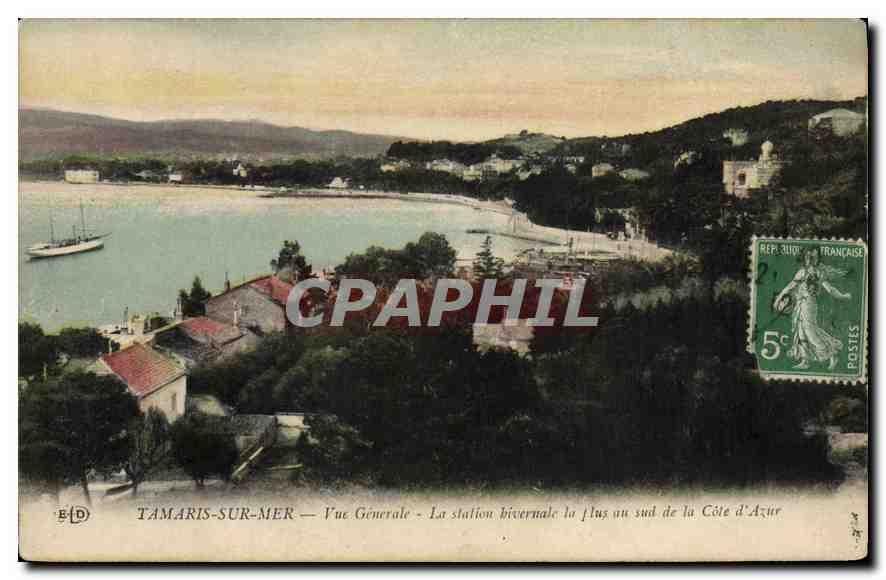 CPA Tamaris sur Mer vue generale la station bivernale la plus au sud de la Cote d'Azur
