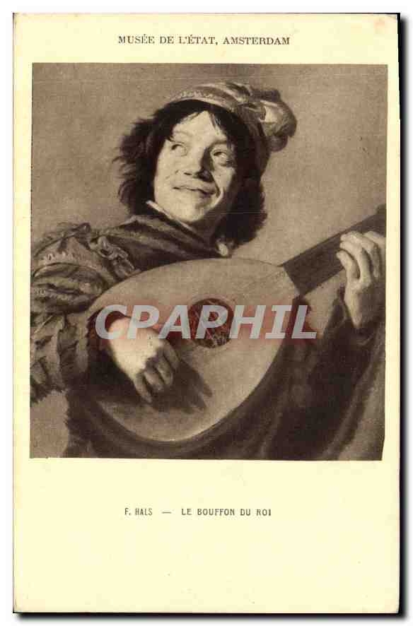 CPA Musee de l'Etat Amsterdam Hals le Bouffon du roi