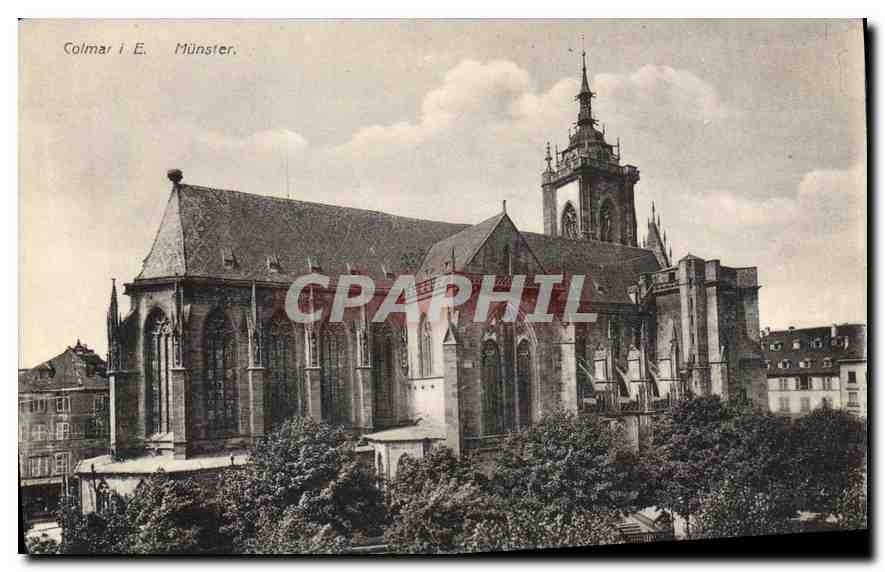 CPA Colmar I E Munster 