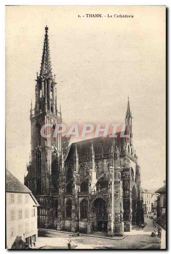 CPA Thann la cathedrale 