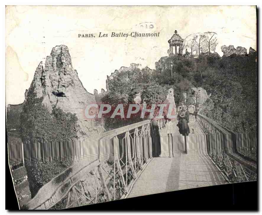 CPA Paris les Buttes Chaumont 