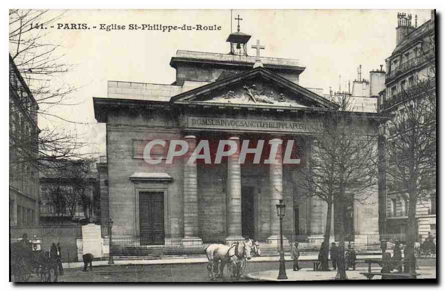 CPA Paris eglise St Philippe du Roule 