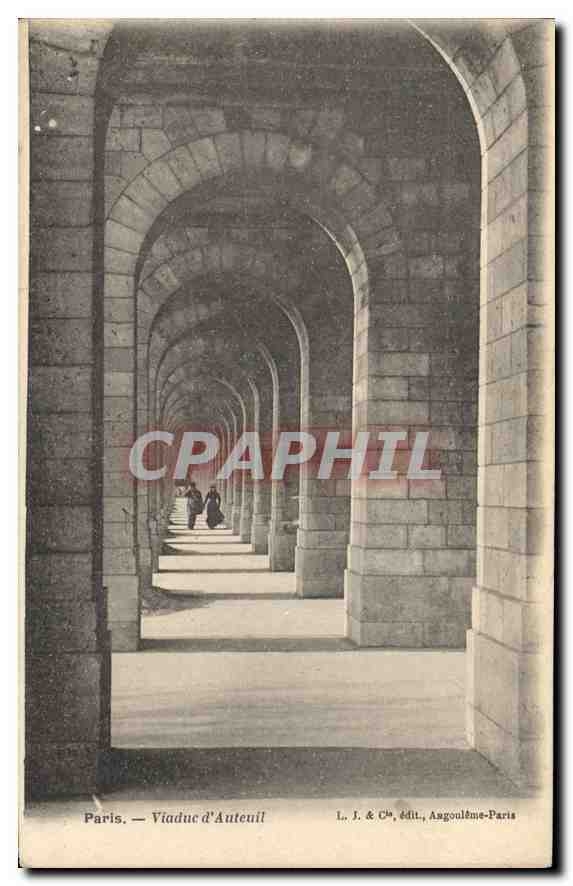 CPA Paris Viaduc d'Auteuil 