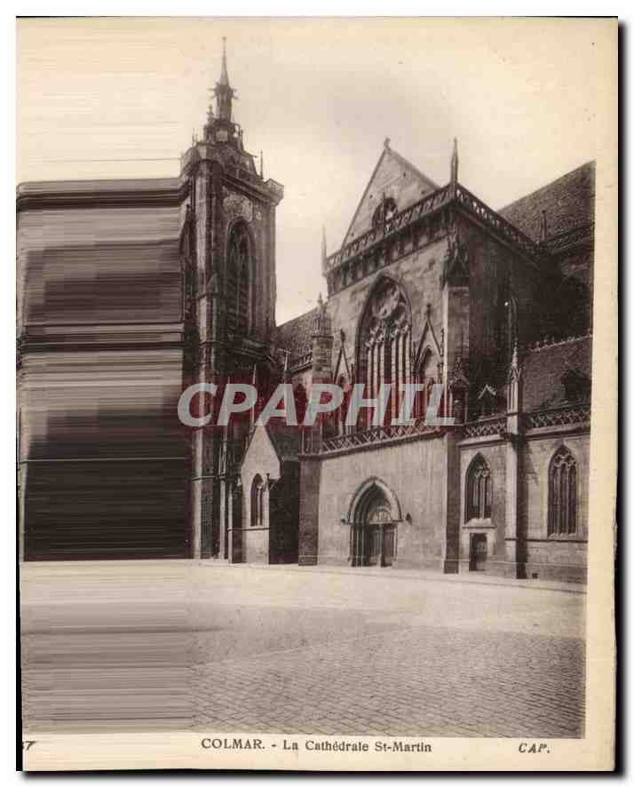 CPA Colmar la cathedrale St Martin 