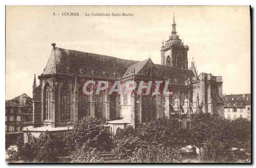CPA Colmar la cathedrale Saint Martin 