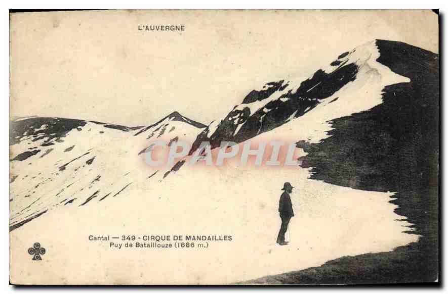 CPA Cantal Cirque de Mandailles Puy de Bataillouze 
