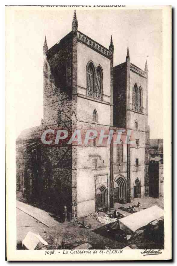 CPA La Cathedrale de St Flour 