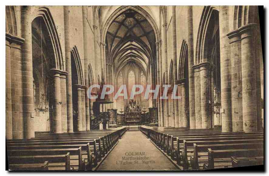 CPA Colmar Martinskirche l'eglise St Martin