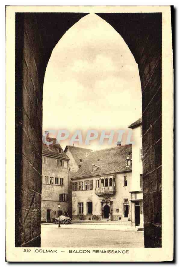 CPA Colmar Balcon Renaissance 