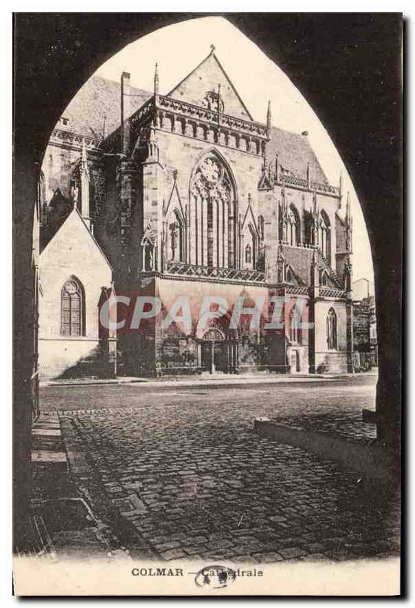 CPA Colmar Cathedrale 