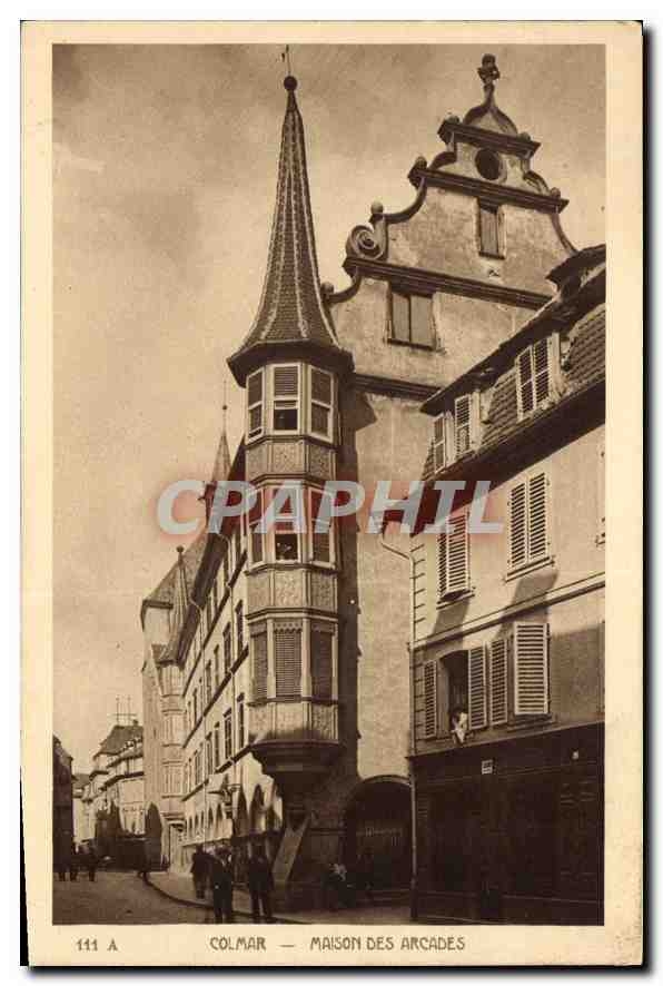 CPA Colmar Maison des Arcades 