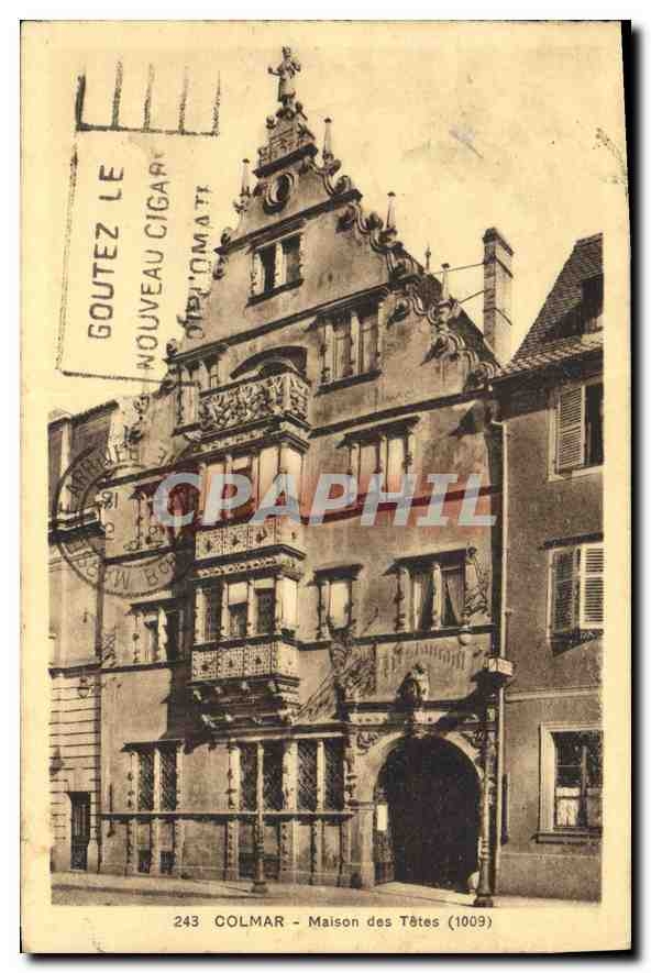 CPA Colmar Maison des Tetes 1009 