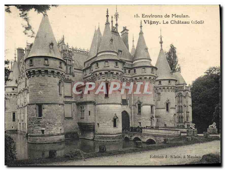 CPA Environs de Meaulan Vigny Le Chateau