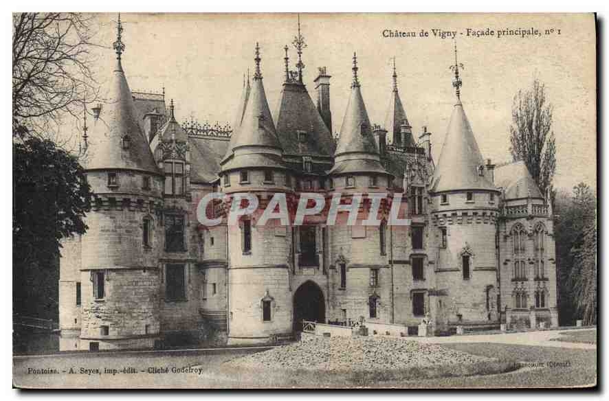 CPA Chateau de Vigny Facade principale