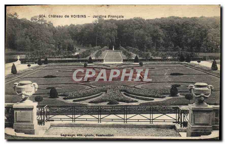 CPA Chateau de Voisind Jardins Francais