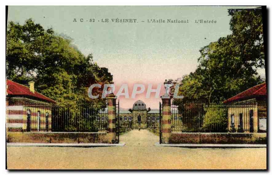 CPA Le Vesinet l'Asile National l'Entree