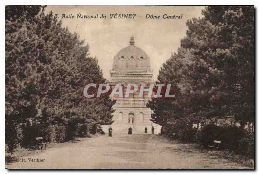 CPA Asile National du Vesinet Dome Central