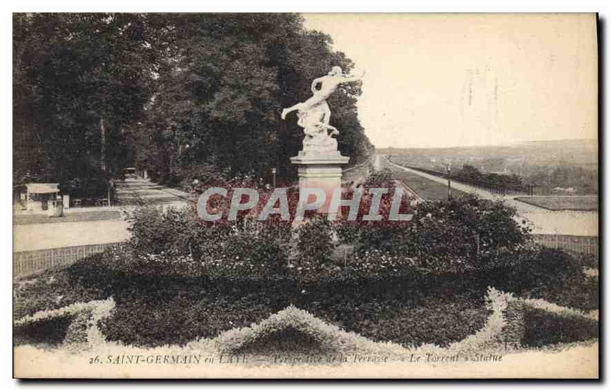 CPA Saint Germain en Laye Vue prise de la Terrasse