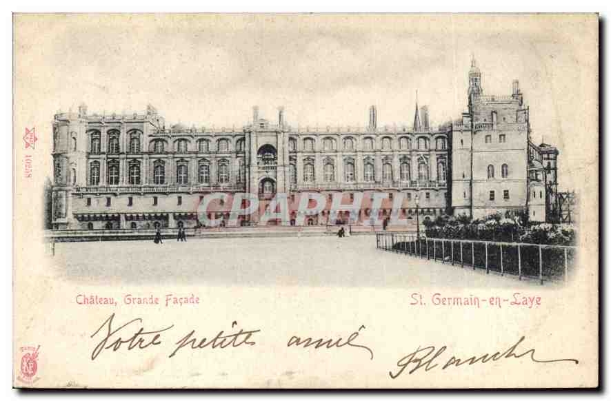 CPA Saint Germain en Laye Chateau Grande Facade