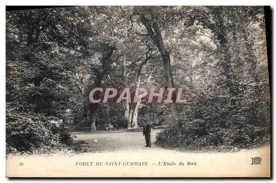 CPA Foret de Sain German  l'Etoile du Mail