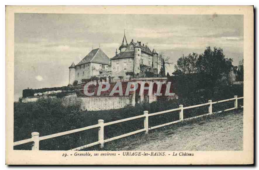 CPA Grenoble ses environs Uriage les Bains Le Chateau