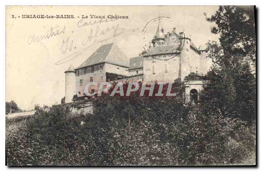 CPA Uriage les Bains Le Vieux Chateau 