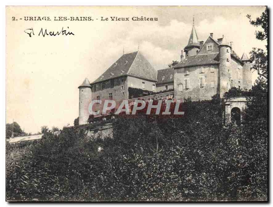 CPA Uriage les Bains Le Vieux Chateau 
