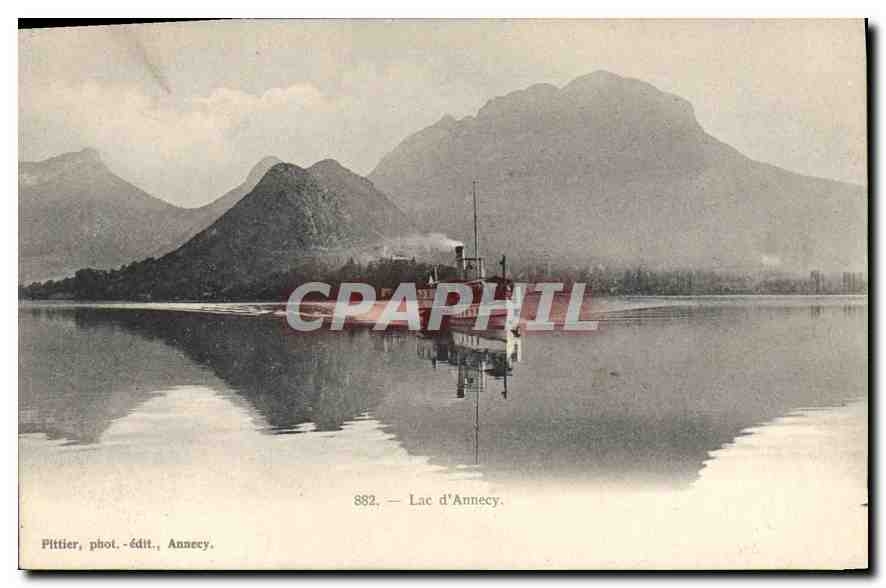 CPA Lac d'Annecy Bateau