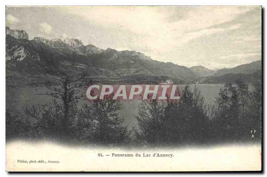 CPA Panorama du Lac d'Annecy 