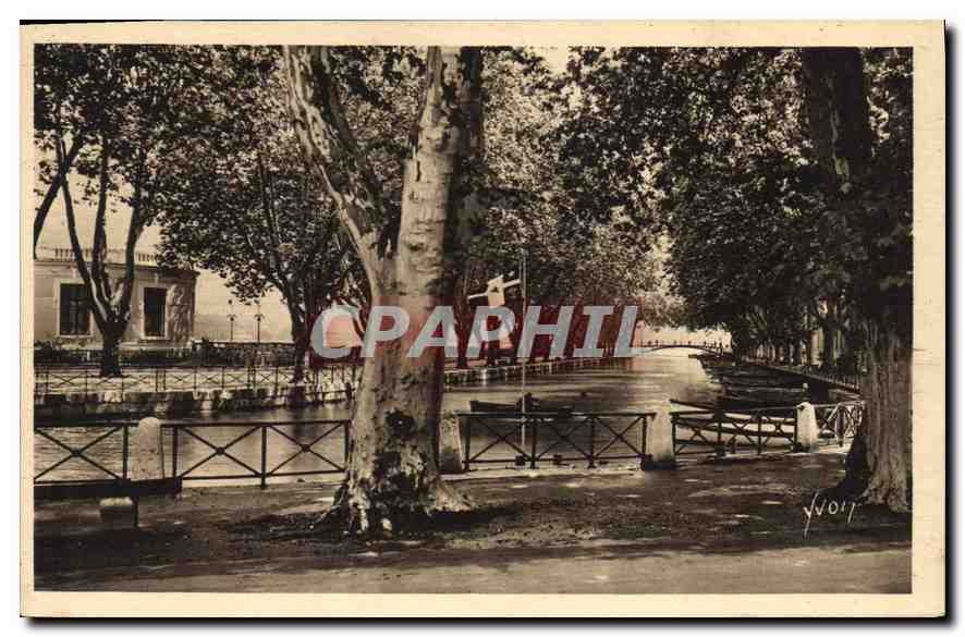 CPA Annecy Haute Savoie Canal du Vasse 