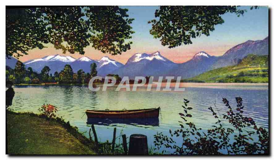 CPA Lac d'Annecy Un joli coin vers Talloires 