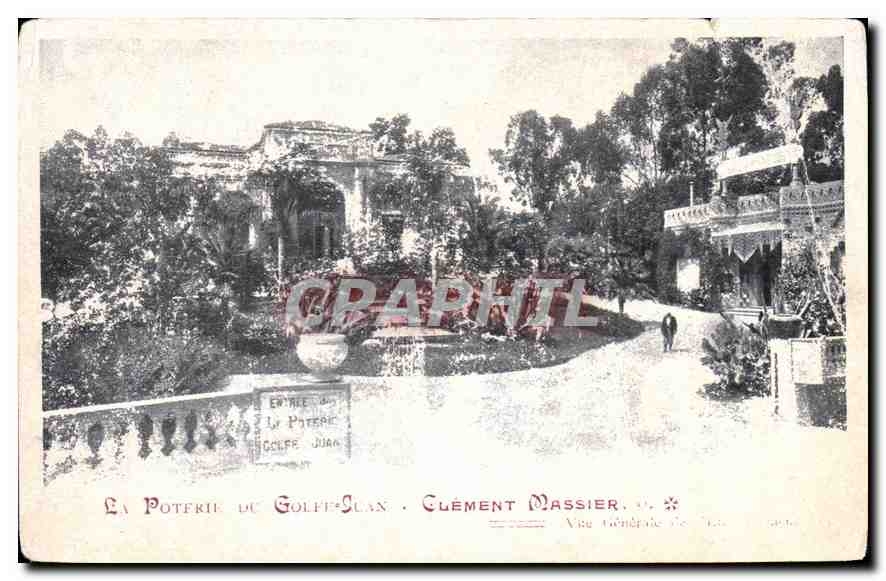 CPA Poterie de Golfe Juan Clement Massier