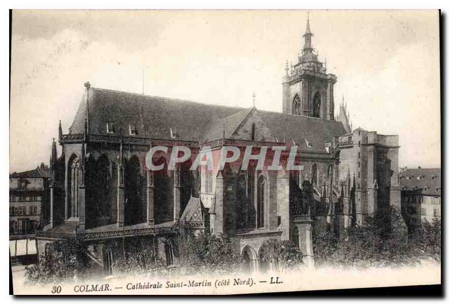 CPA Colmar Cathedrale Saint Martin 